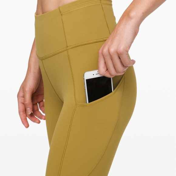 Lululemon Fast and Free High-Rise Tight 28" *Non-Reflective SuedeGrape Leaf Sz4 - Picture 6 of 13